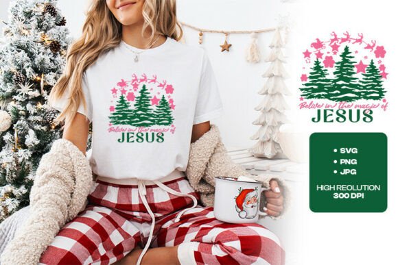 Believe in the Magic of Jesus: A Holiday Embroidery Delight