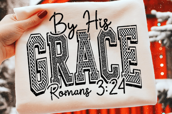 By His Grace Svg: A Versatile Graphic for Christian T-Shirt Designs