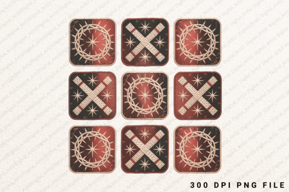 Christian Faith Pattern PNG Design for T-Shirt Graphics