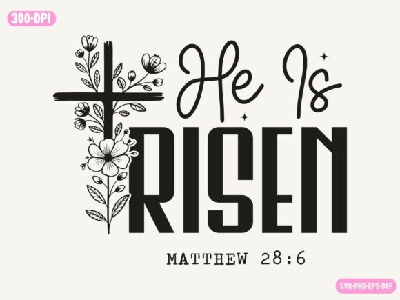 Christian Floral Cross Svg: Elegant Graphics for T-Shirt Designs