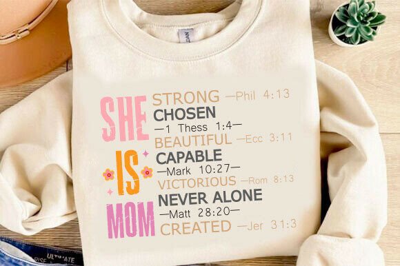 Christian Mothers Day SVG: A Perfect T-Shirt Design Graphic