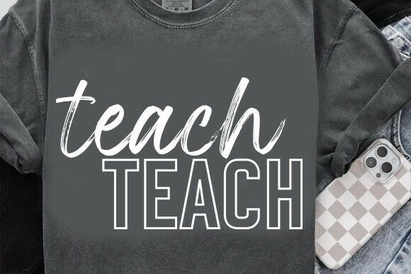 Christian Teacher SVG Faith Teach Love: A Versatile T-Shirt Design