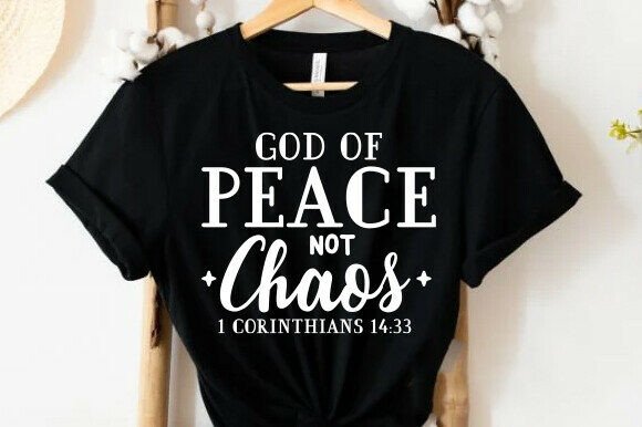 Corinthians 14 33 SVG: A Versatile Graphic for T-Shirt Designs