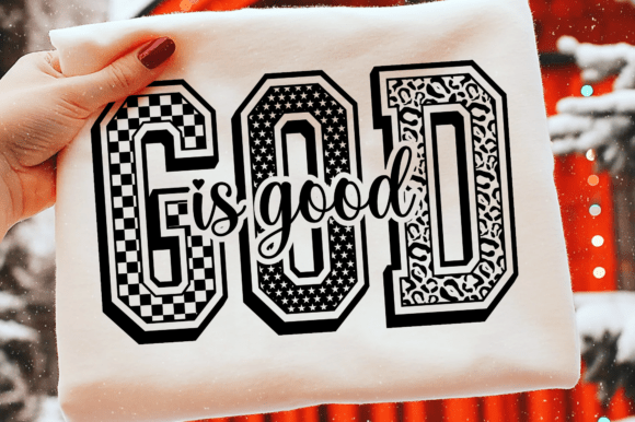 God is Good SVG PNG: A Versatile Graphic for Faith-Based T-Shirt Designs