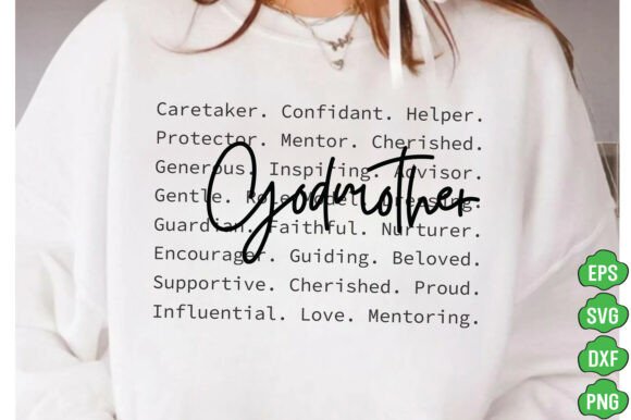 Godmother Words Png Svg,God SVG,Jesus for T-Shirt Designs and Graphics