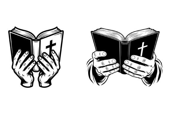 Hand s Holding Bible: A Perfect Fit for Faith-Based T-Shirt Designs