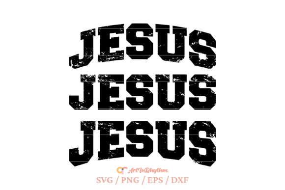 Jesus Distressed Svg, Jesus PNG: A Versatile Design