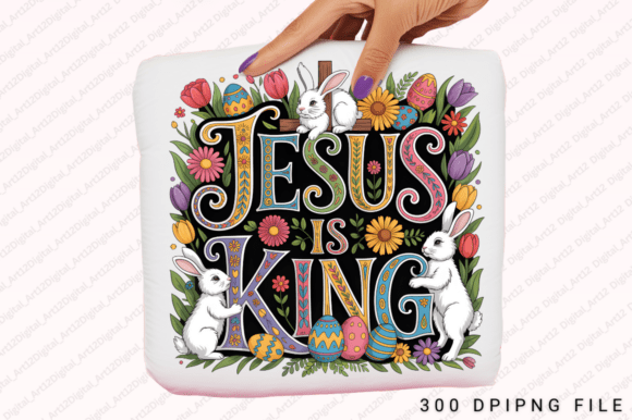 Jesus is King PNG: A Versatile Graphic for T-Shirt Designs