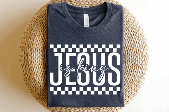 Jesus is King Svg, Retro Stripe SVG for T-Shirt Designs