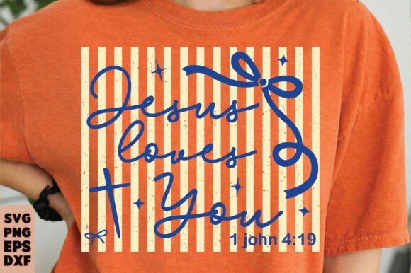 Jesus Loves You SVG Christian: Perfect for T-Shirt Designs and Graphics