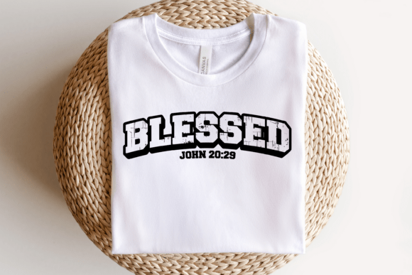 John 20 29 Blessed Christian Faith Svg for T-Shirt Designs