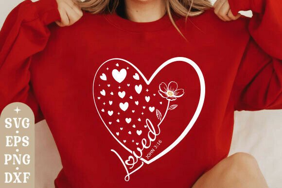 Loved John 3 16 SVG: A Versatile Graphic for T-Shirt Designs