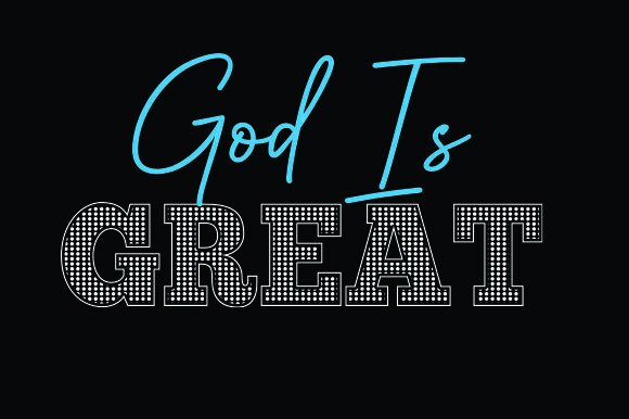 Review: GOD is GREAT Christian T-shirt Designs for Freebies