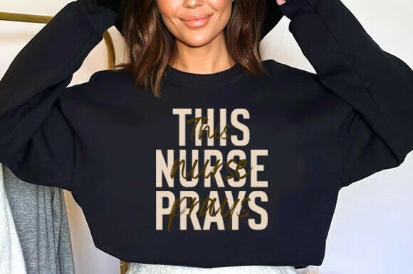 Review: This Nurse Prays PNG for T-Shirt Designs & Graphics