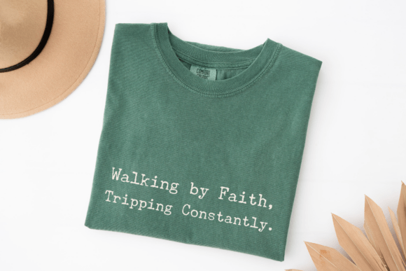 Walking by Faith Christian Svg: A Freebie for Branding